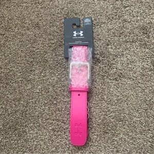NWT Youth Under Armour Pink Softball Baseball Belt